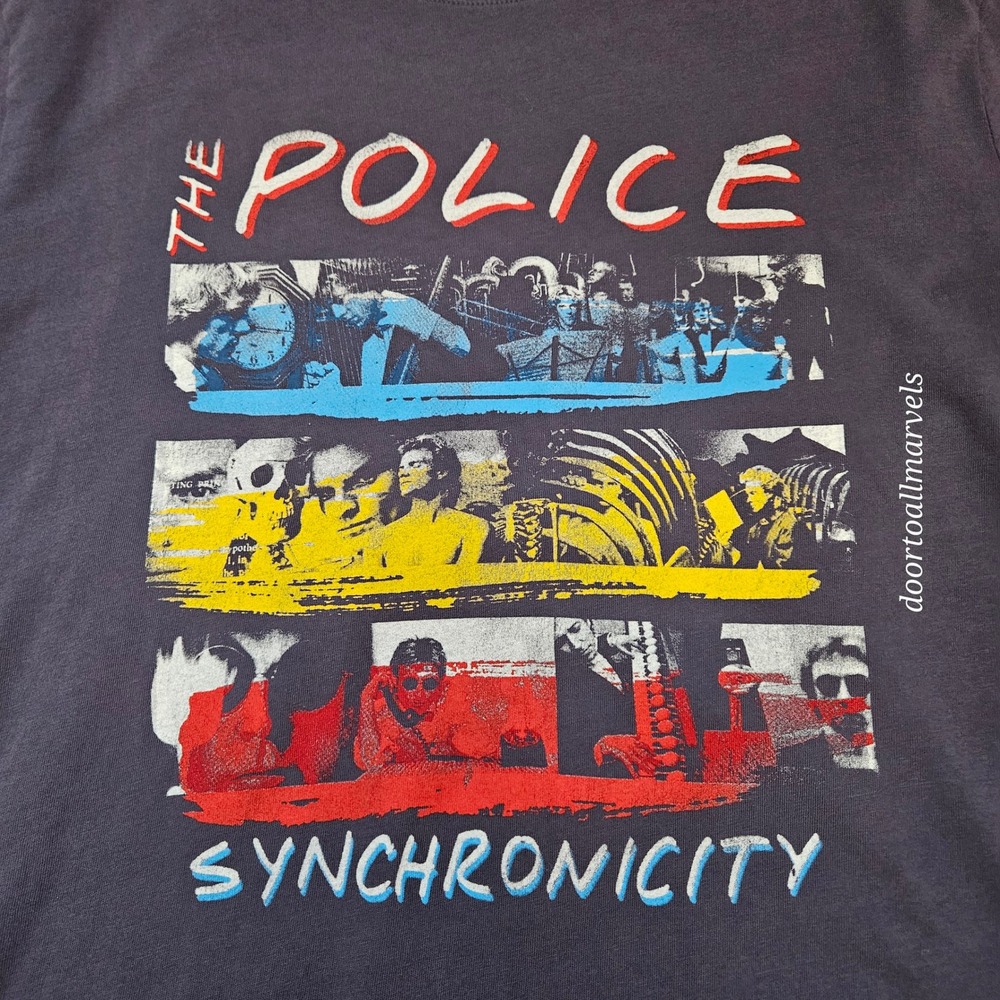 The Police x Lucky Brand Synchronicity Cotton Tee Tshirt sz XL EUC - Picture 4 of 9
